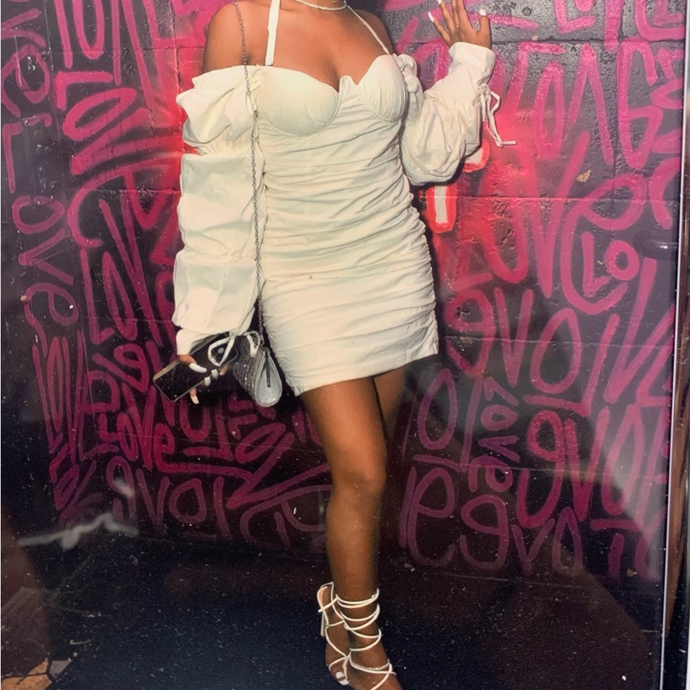 white dress Fashion Nova